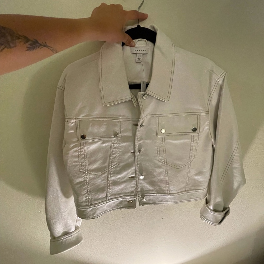 BRAND NEW W TAG* Topshop Leather Jacket